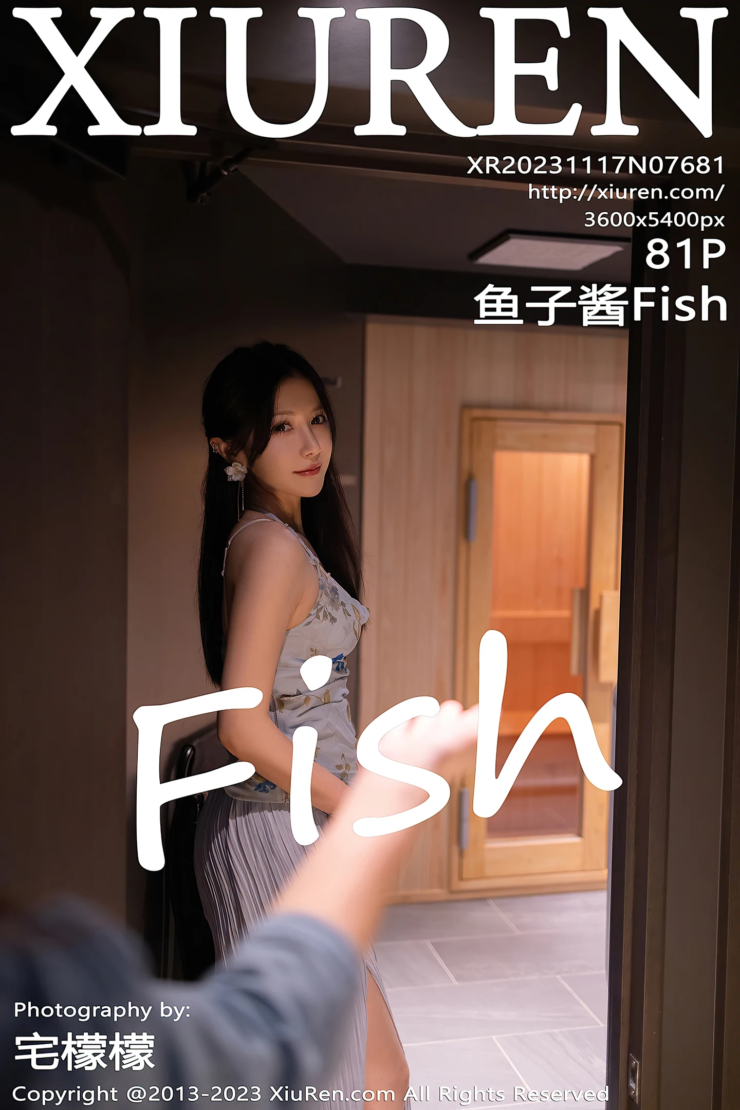 [XiuRen秀人网]No.7681_模特鱼子酱Fish情节拍摄性感蓝灰上衣配长裙秀曼妙身姿诱惑写真81P-秀人网 - XiuRen.Space